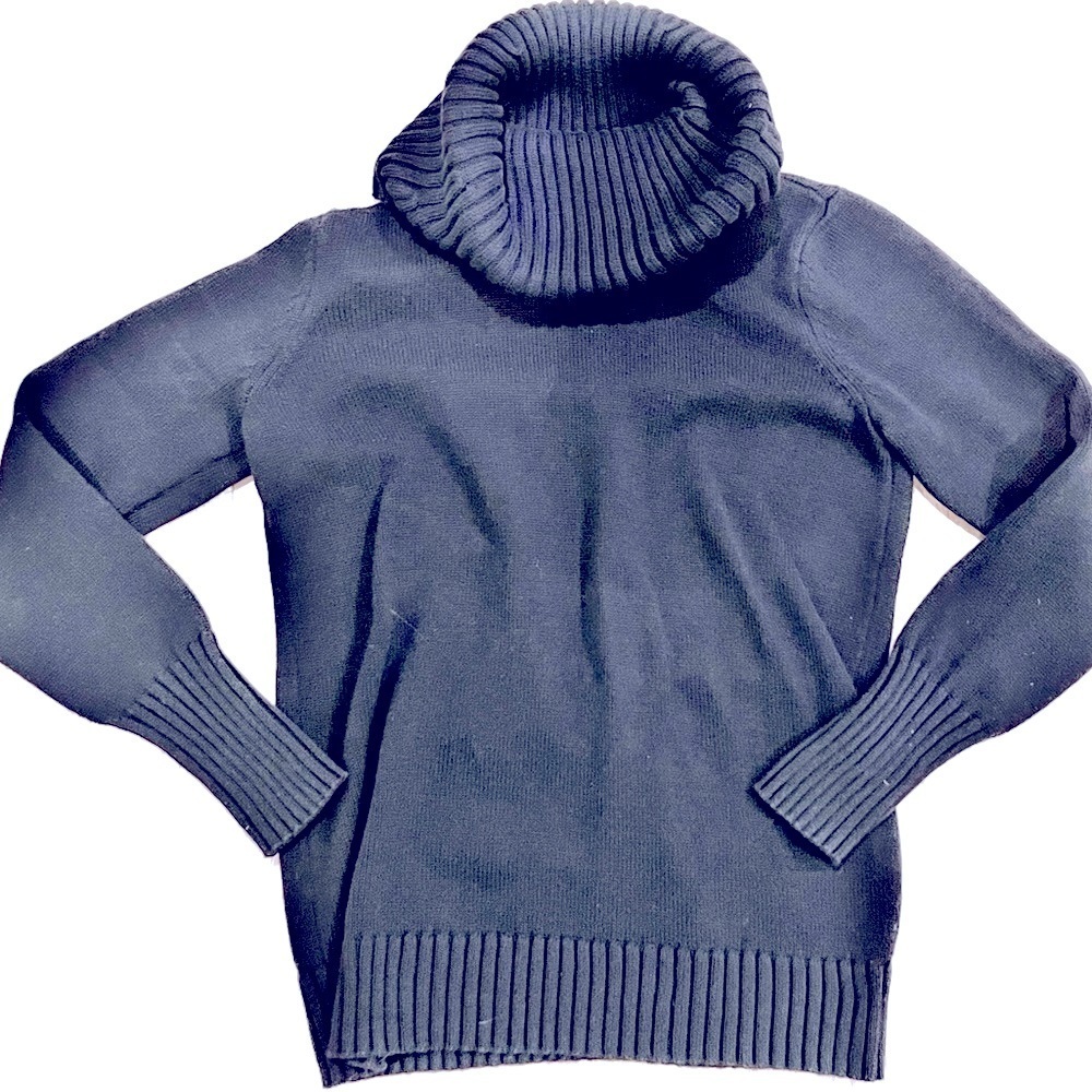 Nautica Navy Blue Turtle Neck Sweater - Women’s Small